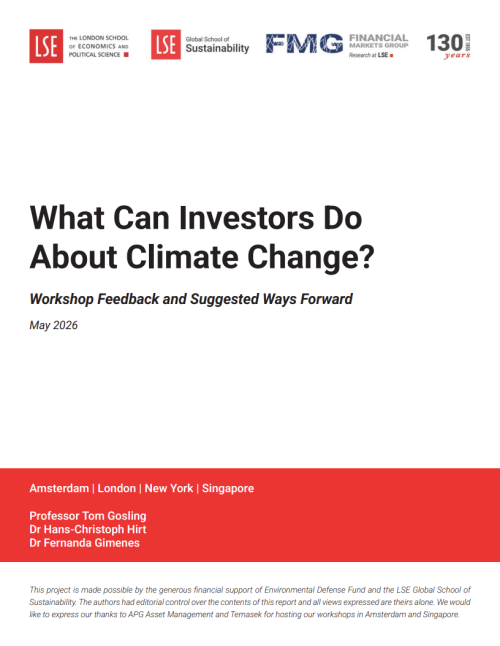 What can investors do about climate change