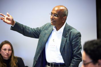 Professor Venkatesh presenting at SRC 5th Networks Conference on 3rd November 2023