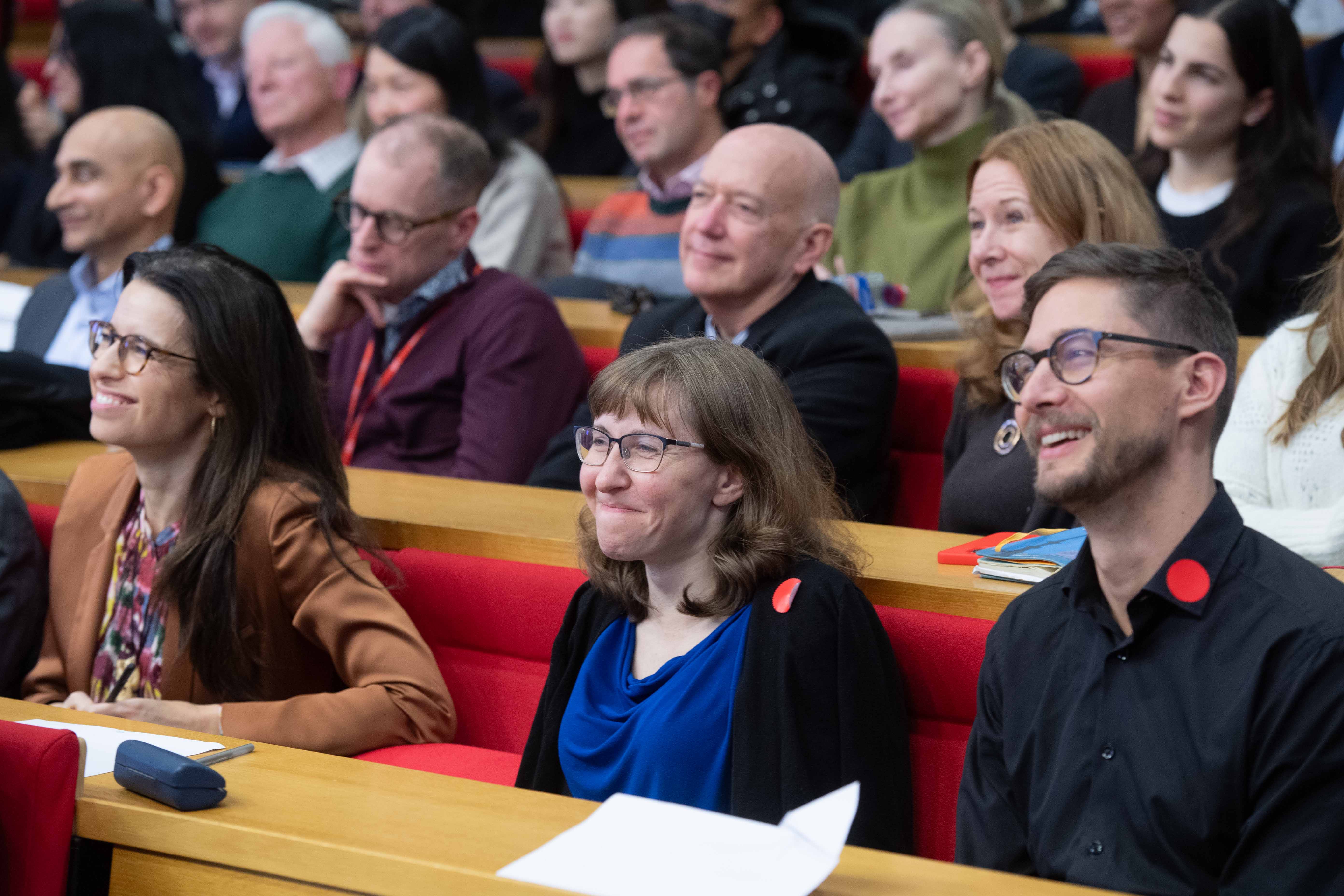 audience Lubos Pastor lecture