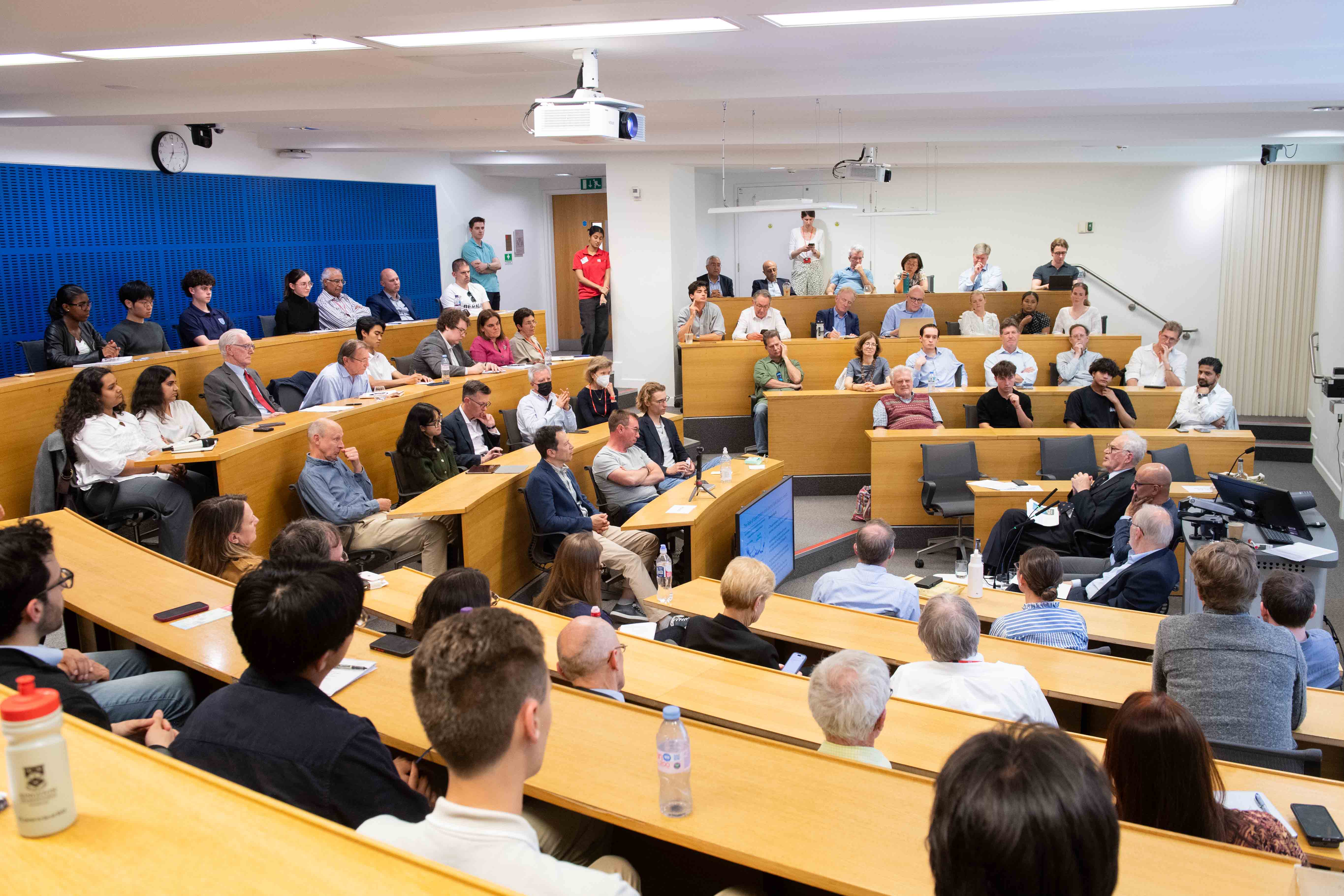Audience at book launch 
