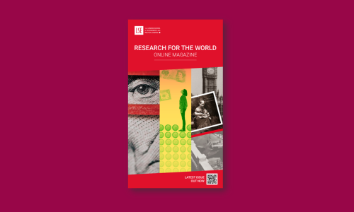 Cover of LSE Online Magazine Research for the World