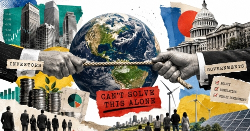 Why investors can’t solve climate change alone